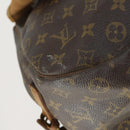 LOUIS VUITTON Monogram Saumur 35 Shoulder Bag M42254 LV Auth bs32527-16