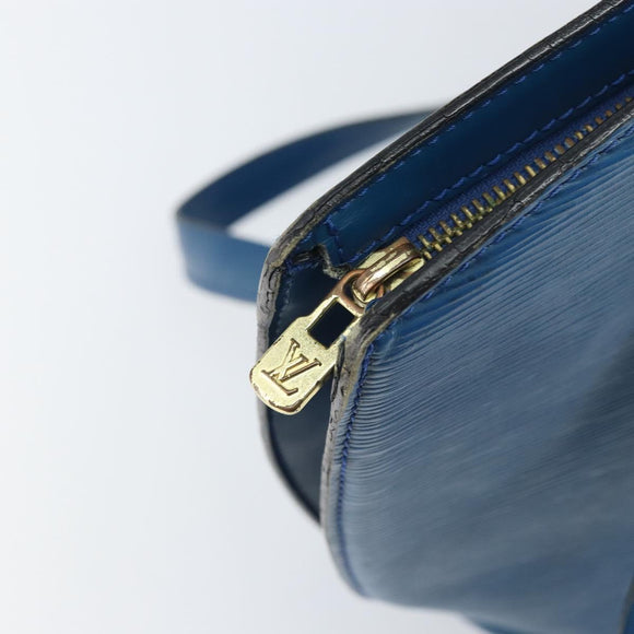 LOUIS VUITTON Epi Saint Jacques Shopping Shoulder Bag Blue M52275 Auth bs32538