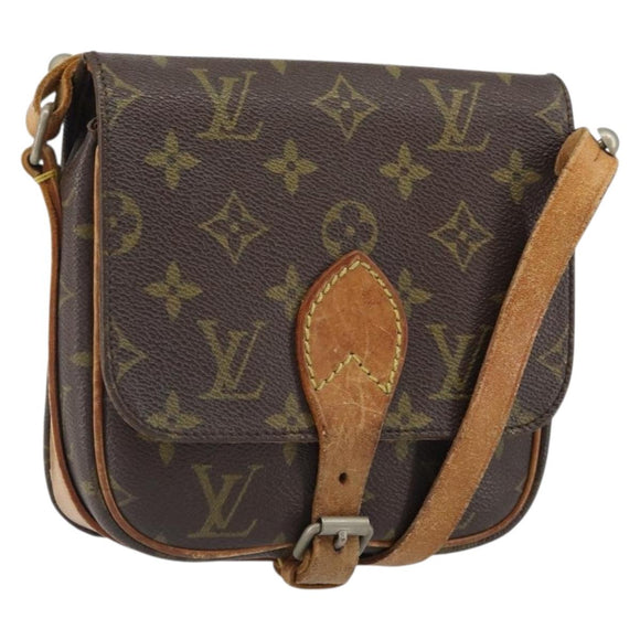 LOUIS VUITTON Monogram Cartouchiere PM Shoulder Bag M51254 LV Auth bs32541