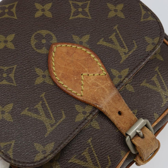 LOUIS VUITTON Monogram Cartouchiere PM Shoulder Bag M51254 LV Auth bs32541