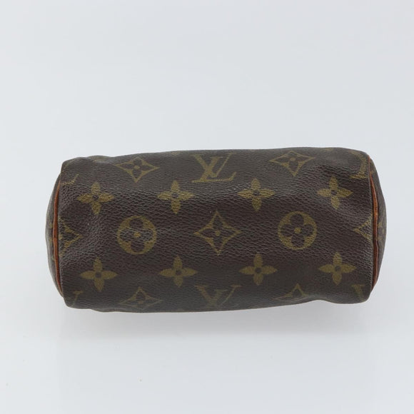 LOUIS VUITTON Monogram Mini Speedy Hand Bag M41534 LV Auth bs32546