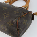 LOUIS VUITTON Monogram Mini Speedy Hand Bag M41534 LV Auth bs32546-16
