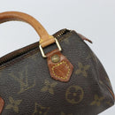 LOUIS VUITTON Monogram Mini Speedy Hand Bag M41534 LV Auth bs32546-17