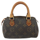LOUIS VUITTON Monogram Mini Speedy Hand Bag M41534 LV Auth bs32546-13