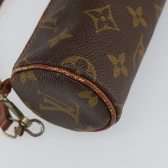 LOUIS VUITTON Monogram Papillon Pouch LV Auth bs32548