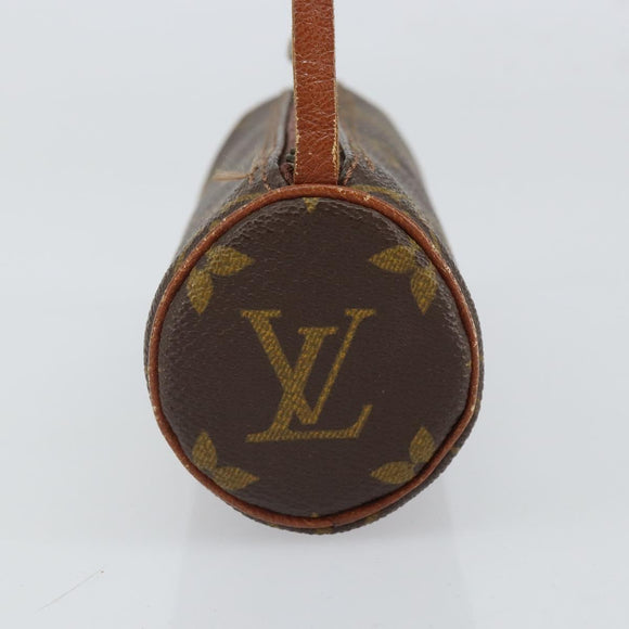 LOUIS VUITTON Monogram Papillon Pouch LV Auth bs32548