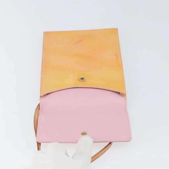LOUIS VUITTON Monogram Vernis Kenmare Shoulder Bag Marshmallow Pink Auth bs32550