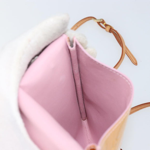LOUIS VUITTON Monogram Vernis Kenmare Shoulder Bag Marshmallow Pink Auth bs32550