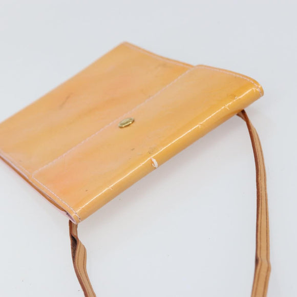 LOUIS VUITTON Monogram Vernis Kenmare Shoulder Bag Marshmallow Pink Auth bs32550