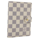 LOUIS VUITTON Damier Azur Agenda PM Day Planner Cover R20706 LV Auth bs32555-1
