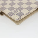 LOUIS VUITTON Damier Azur Agenda PM Day Planner Cover R20706 LV Auth bs32555-16