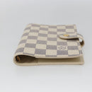 LOUIS VUITTON Damier Azur Agenda PM Day Planner Cover R20706 LV Auth bs32555-6