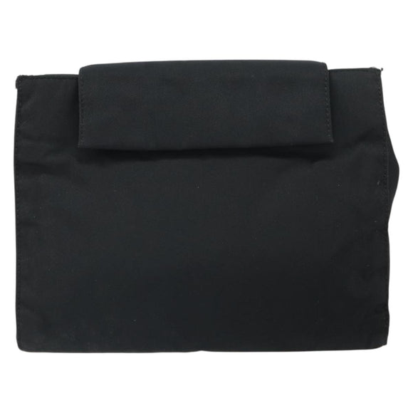 PRADA Pouch Nylon Black Auth bs32557