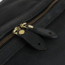 VERSACE Boston Bag Coated Canvas 2way Black Gold Auth bs32560-17