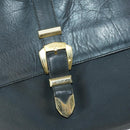 VERSACE Boston Bag Coated Canvas 2way Black Gold Auth bs32560-23