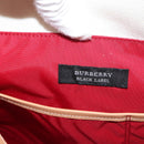 BURBERRY Black label Tote Bag Canvas White Silver Auth bs32562-10