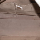 FENDI Hand Bag Patent leather White Silver Auth bs32564-11