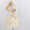FENDI Hand Bag Patent leather White Silver Auth bs32564-22