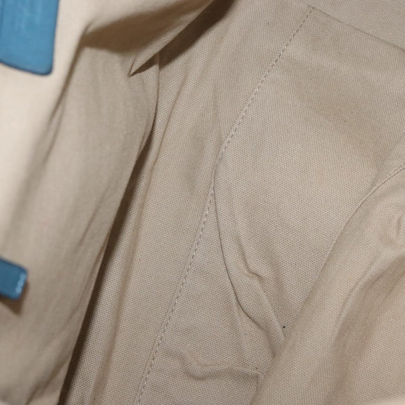 GIVENCHY Hand Bag Leather 2way Blue Silver Auth bs32565