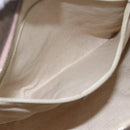 GUCCI GG Canvas Shoulder Bag Nylon Khaki Silver 314529 Auth bs32570-21