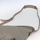 GUCCI GG Canvas Shoulder Bag Nylon Khaki Silver 314529 Auth bs32570-8