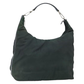 GUCCI Shoulder Bag Nylon Green Silver 001 1955 3444 Auth bs32572