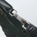 GUCCI Shoulder Bag Nylon Green Silver 001 1955 3444 Auth bs32572-10