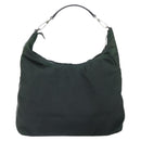 GUCCI Shoulder Bag Nylon Green Silver 001 1955 3444 Auth bs32572-2