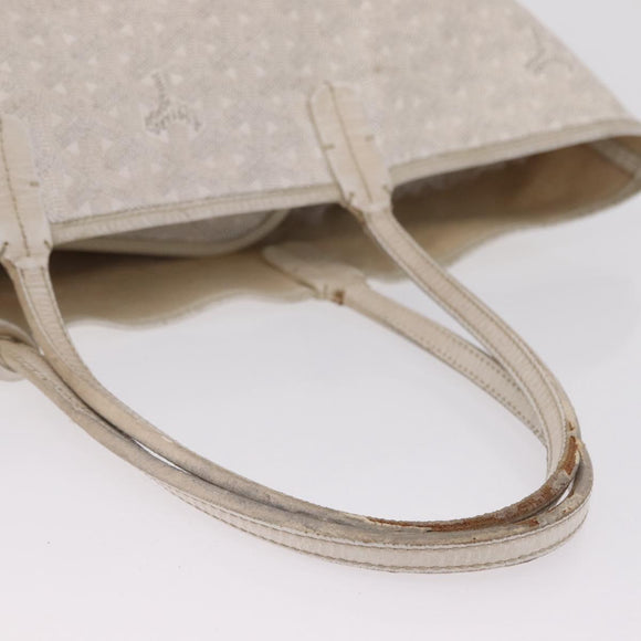 GOYARD Saint Louis PM Tote Bag PVC White Auth bs32573