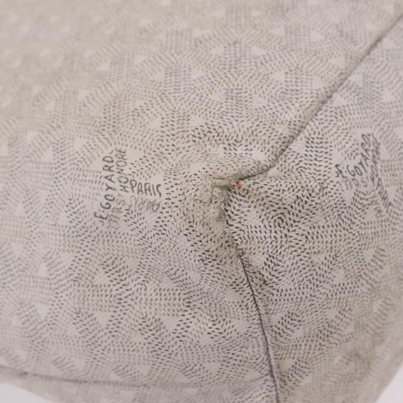 GOYARD Saint Louis PM Tote Bag PVC White Auth bs32573