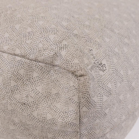 GOYARD Saint Louis PM Tote Bag PVC White Auth bs32573