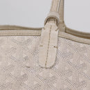 GOYARD Saint Louis PM Tote Bag PVC White Auth bs32573-3