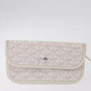 GOYARD Saint Louis PM Tote Bag PVC White Auth bs32573-33
