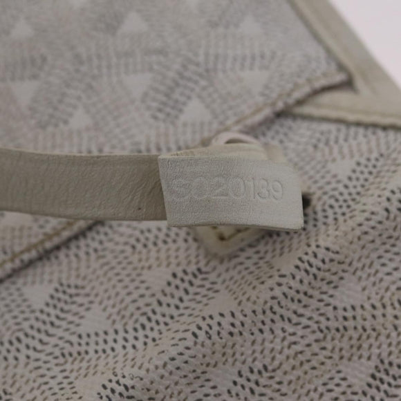 GOYARD Saint Louis PM Tote Bag PVC White Auth bs32573