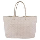 GOYARD Saint Louis PM Tote Bag PVC White Auth bs32573-5