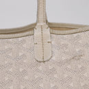 GOYARD Saint Louis PM Tote Bag PVC White Auth bs32573-6