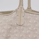 GOYARD Saint Louis PM Tote Bag PVC White Auth bs32573-7