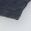 BALENCIAGA Classic Clip L Clutch Bag Leather Navy Silver 273023 Auth bs32576-15