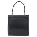 GIVENCHY Hand Bag Leather Black gold Auth bs32578-3