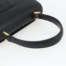 GIVENCHY Hand Bag Leather Black gold Auth bs32578-7