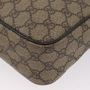 GUCCI GG Supreme Shoulder Bag PVC Beige Gold 233268 Auth bs32580-11