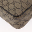 GUCCI GG Supreme Shoulder Bag PVC Beige Gold 233268 Auth bs32580-12