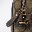 GUCCI GG Supreme Shoulder Bag PVC Beige Gold 233268 Auth bs32580-15