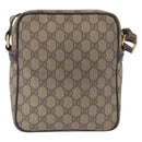 GUCCI GG Supreme Shoulder Bag PVC Beige Gold 233268 Auth bs32580-3