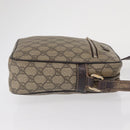 GUCCI GG Supreme Shoulder Bag PVC Beige Gold 233268 Auth bs32580-4
