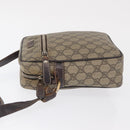 GUCCI GG Supreme Shoulder Bag PVC Beige Gold 233268 Auth bs32580-5
