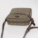 GUCCI GG Supreme Shoulder Bag PVC Beige Gold 233268 Auth bs32580-6