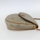 Christian Dior Honeycomb Canvas Shoulder Bag PVC Beige Gold Auth bs32581-5