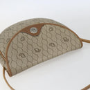 Christian Dior Honeycomb Canvas Shoulder Bag PVC Beige Gold Auth bs32581-6