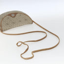 Christian Dior Honeycomb Canvas Shoulder Bag PVC Beige Gold Auth bs32581-7